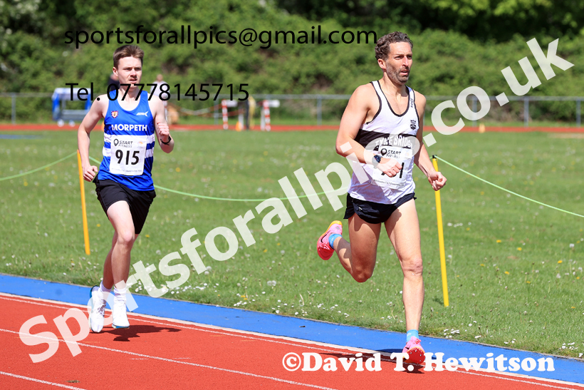 800 metres, 2026 North Eastern Track and Field Champs, Shildon, County Durham. Photo: David T. Hewitson/Sports for All Pics